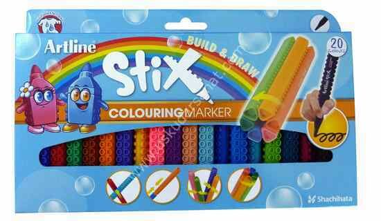 Artline Stix 1,2mm Çizim Uçlu Markör Kalem 20li