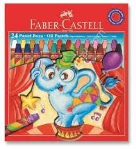 Faber Castell Pastel Boya 24 renk Karton Kutu Set