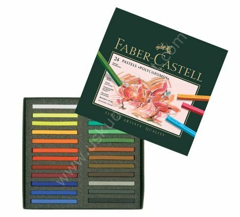 Faber Castell Polychromos Toz Pastel Boya 24'li Karton Set