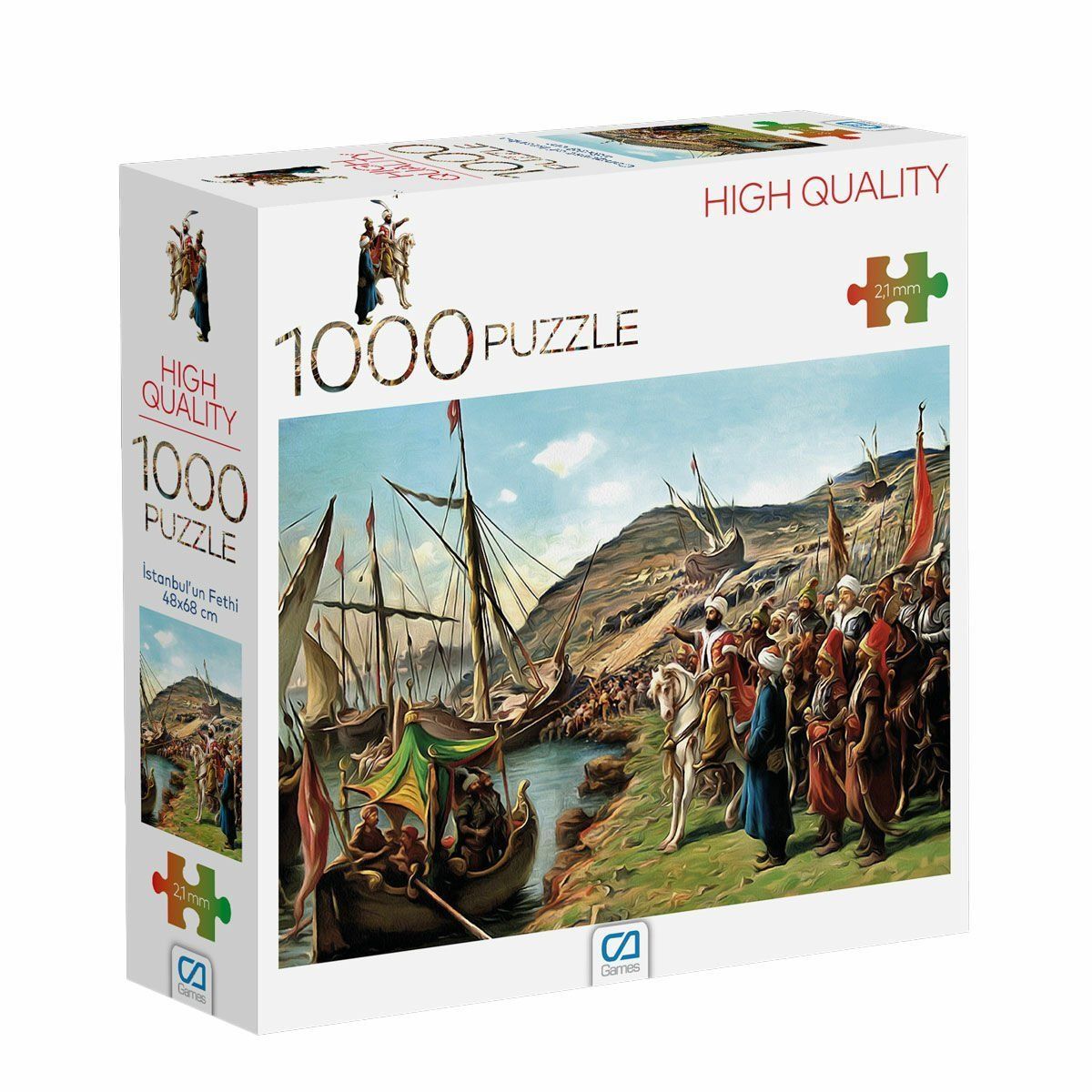 7039 CA1000-7039 İstanbul'un Fethi 1000 Parça Puzzle -CA Puzzle