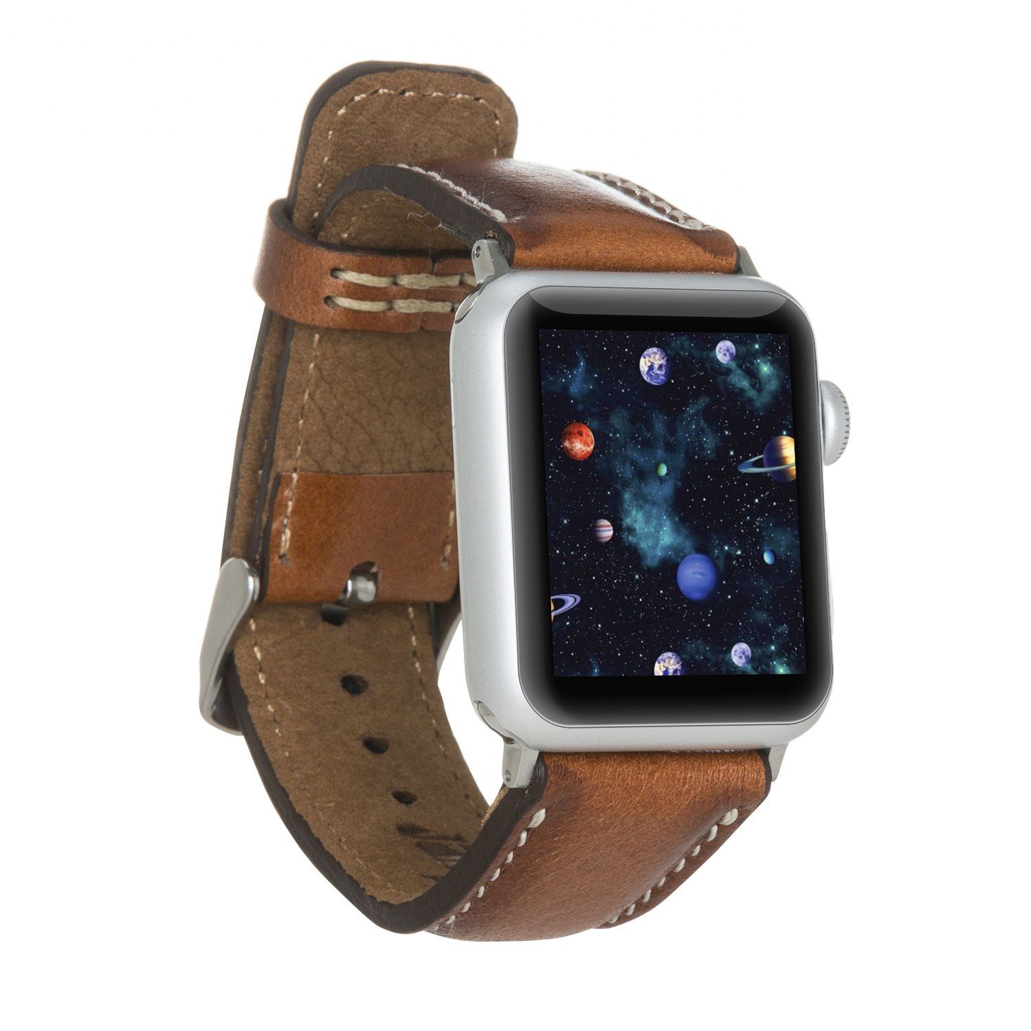 Bouletta Apple Watch Uyumlu Deri Kordon 42-44-45mm RST2EF