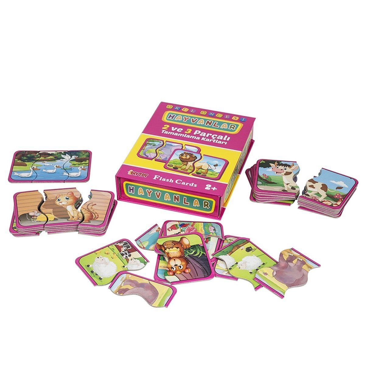 1185 DıyToy Flash Cards - Hayvanlar / + 2 yaş