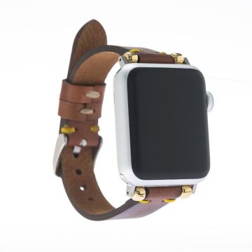 Bouletta Apple Watch Uyumlu Deri Kordon 38-40-41mm Slim SRÇ RST2E