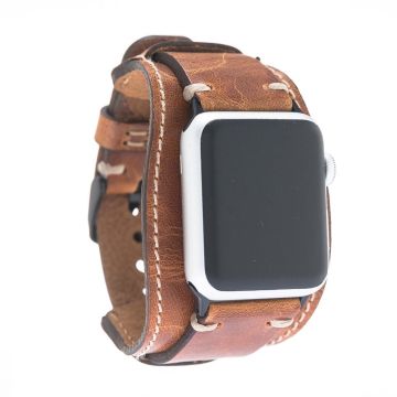 Bouletta Apple Watch Uyumlu Deri Kordon 42-44-45mm Cuff V18