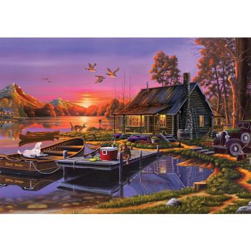 22502 KS, Lakeside Cottage, 2000 Parça Puzzle