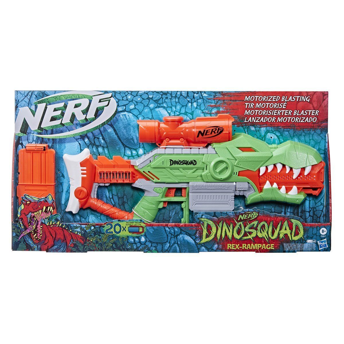 F0807 Nerf DinoSquad Rex-Rampage / +8 yaş