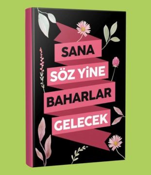 Sana Söz Baharlar Gelecek Çizgili Defter