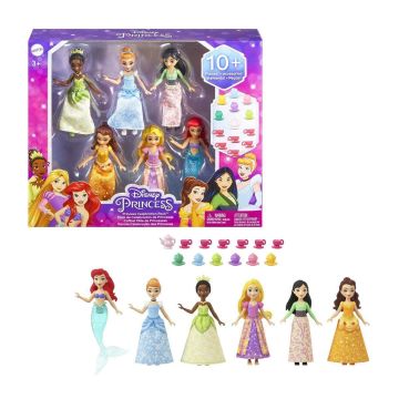 HLW91 Disney Prenses Bebekleri 6'lı Set