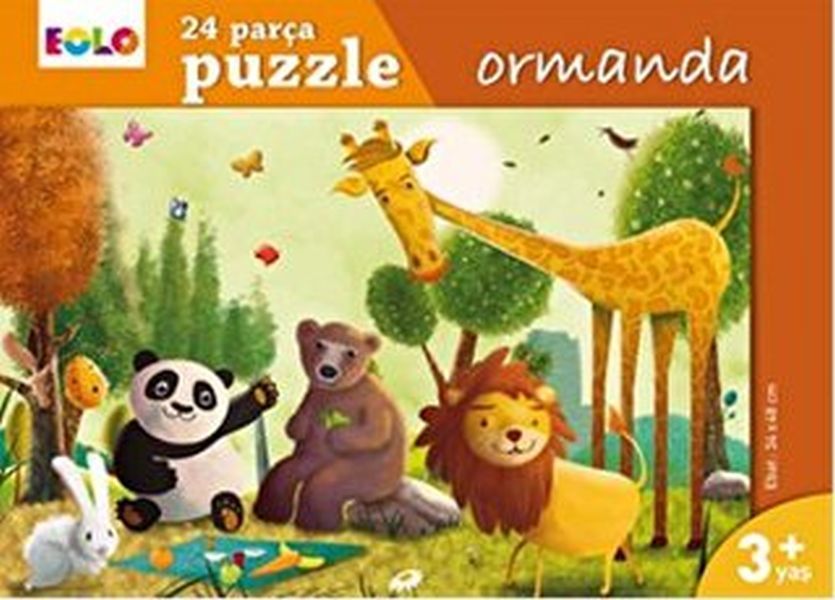Yer Puzzle-24 Parça Puzzle - Ormanda