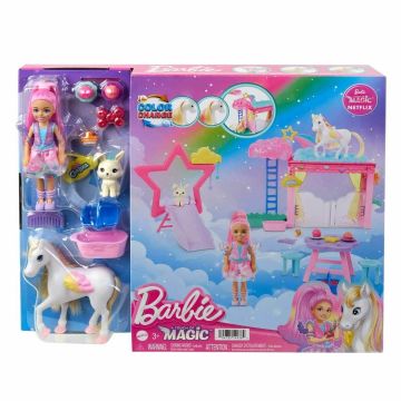 HNT67 Barbie A Touch Of Magic Chelsea ve Pegasus Oyun Seti