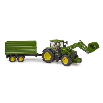 BR03155 John Deere 7R 350 Kepçeli Traktör ve Römork +4 yaş