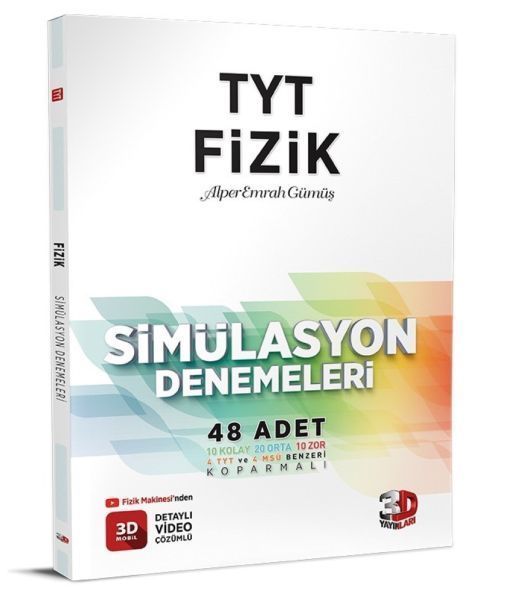 3D TYT Fizik 48 Simülasyon Denemesi