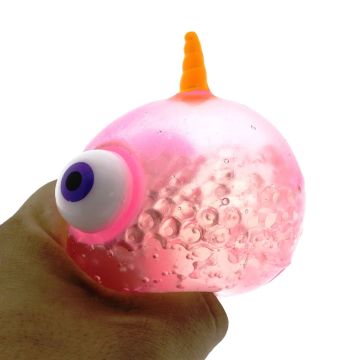 Squishy Kristal Pembe Unicorn Balık Slime