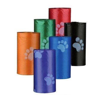 Pet Shop Pati Desenli 3 Rulo Kedi Köpek Kaka Dışkı Toplama Poşet