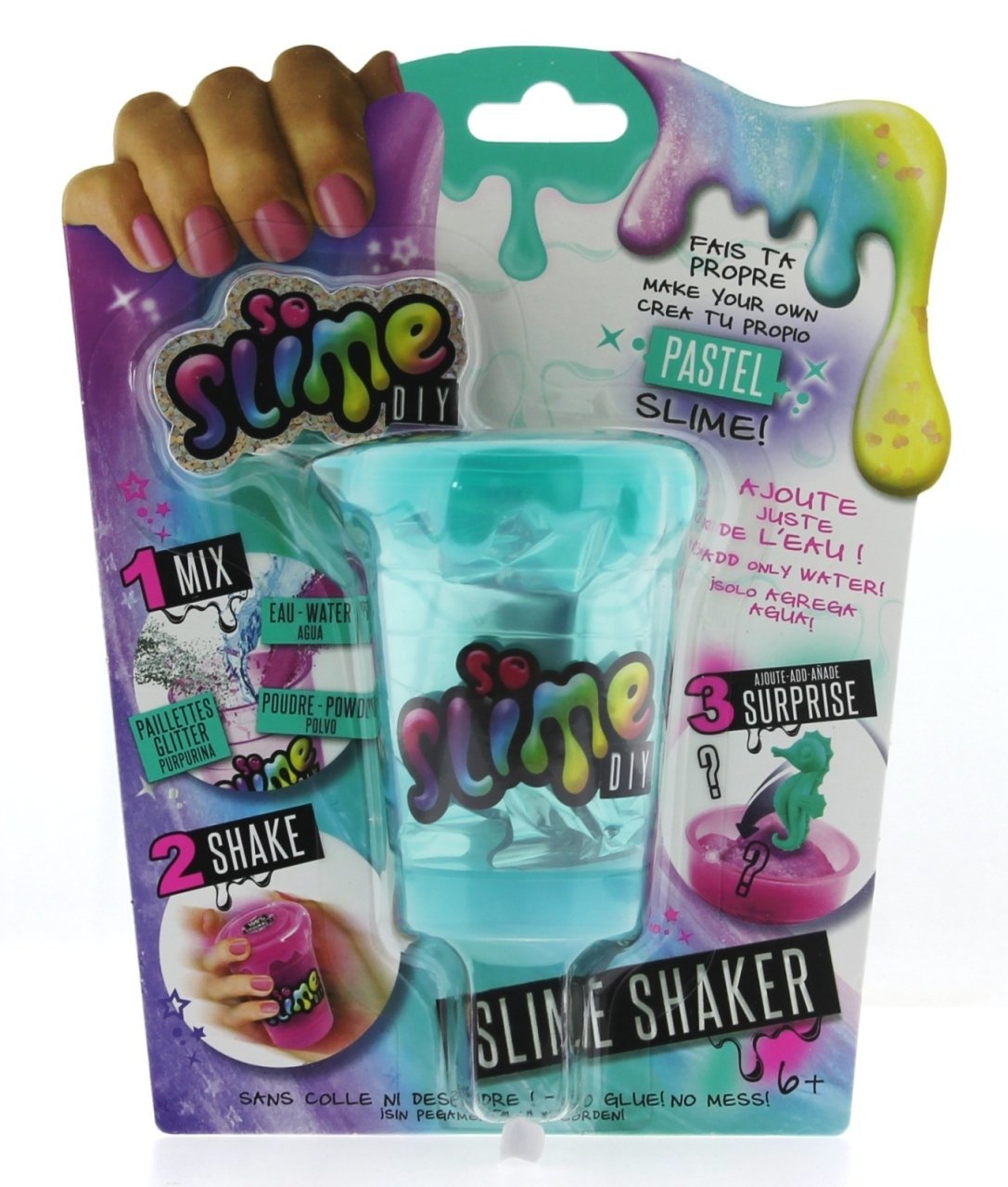 Pastel Yeşil Slime Shaker Rainbow Tekli Paket