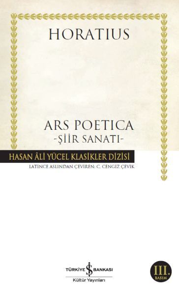 Ars Poetica - Şiir Sanatı - Hasan Ali Yücel Klasikleri