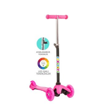 Torutoys Twist Işıklı Scooter Pembe