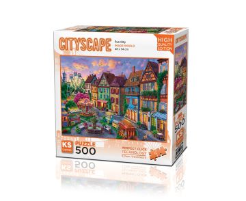 KS Puzzle 500 Parça Cityscape Fun City