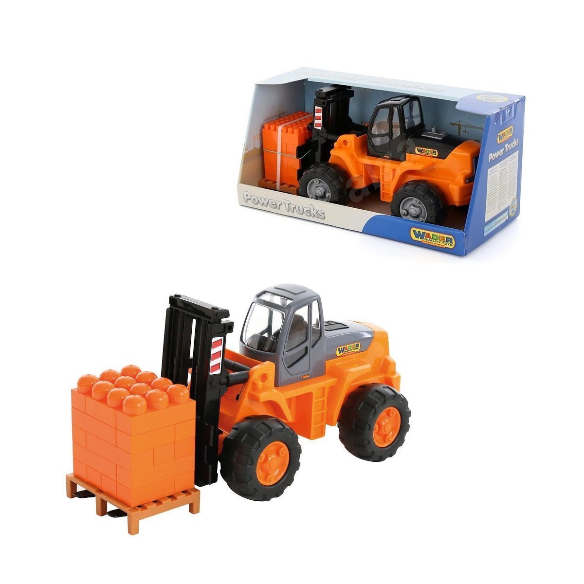 36759 Paletli Forklift (30 tasarım parçalı super-mix) (kutuda)