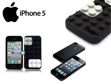 Lego Şekilli iPhone Kılıfı (Siyah)