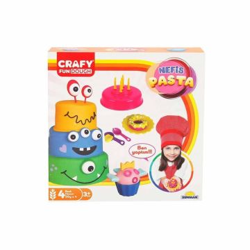 Crafy Nefis Pasta Oyun Hamur Seti 200 g 17 Parça