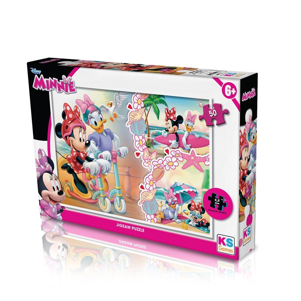 MIN709 KS Minnie / 50 Parça Puzzle