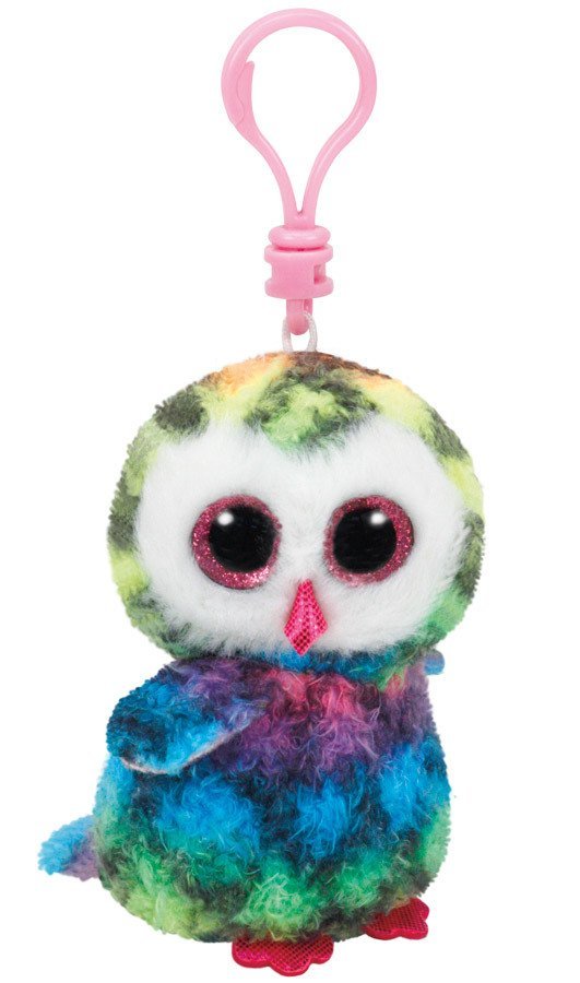 TY Beanie Boo´s Owen Baykuş Peluş Anahtarlık