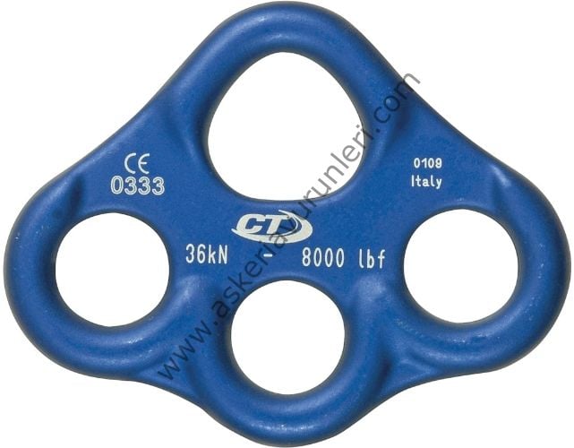 CLIMBING TECHNOLOGY L637 3 DELIKLI MAVI ALUM. DAGITIM PLAKASI 36KN