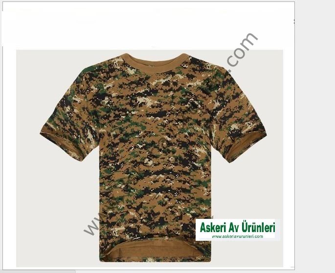 Army Military Woodland Digital Camo t-shirt