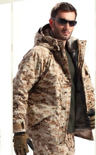 DİJİTAL DESERT CAMOUFLAGE 2 IN 1 JACKET