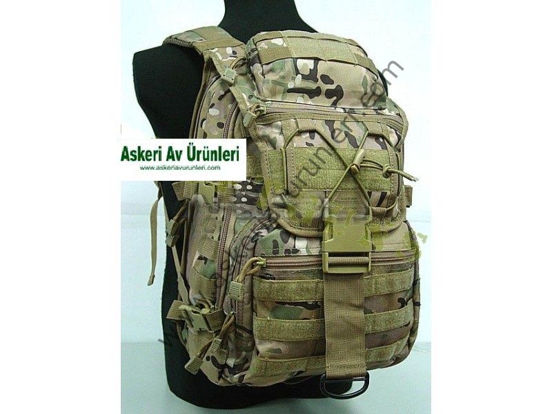 ARMY Tactical Molle Patrol Gear Assault Backpack Bag  MULTI-CAM