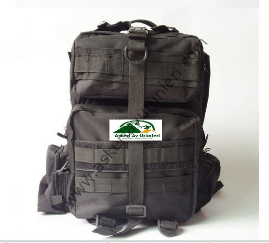 Outdoor Sports Military Tactical Single Shoulder Camping Bag Siyah Renk Çanta