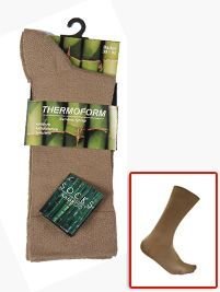 Thermoform Bamboo Bej Rengi Çorap