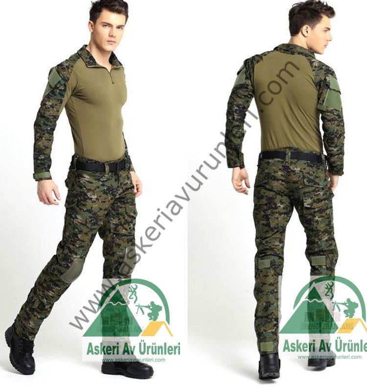 MILITARY TACTİCAL COMBAT PANTS & T-SHİRT