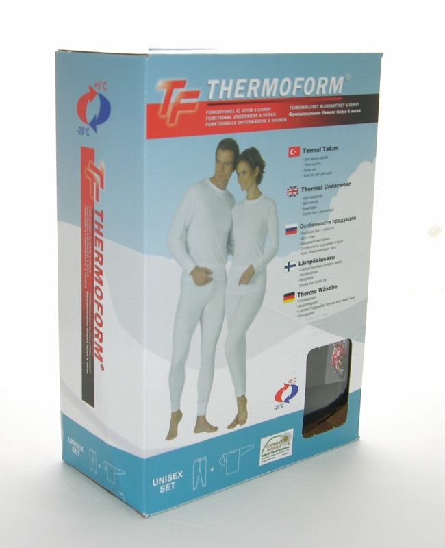 Thermoform Duo Unisex Termal Takım Beyaz