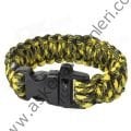 PARACORD SURVİVAL PARAŞÜT İPİ DÜDÜKLÜ BİLEKLİK