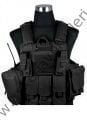 Tactical Military Surplus Vest [ Askeri Siyah Hücum Yeleği ]