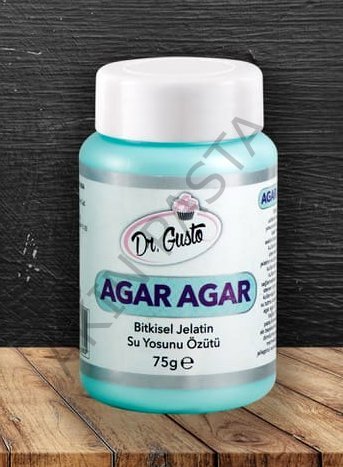 AGAR AGAR BİTKİSEL TOZ JELATİN 75 GR