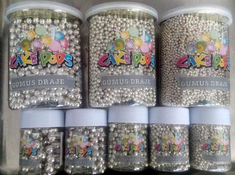 GÜMÜŞ DRAJELER, ARJANTİN ŞEKERLERİ 45 GR- 250 GR