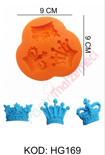 3lü KRAL TACI MODELLERİ SİLİKON KALIBI HG169