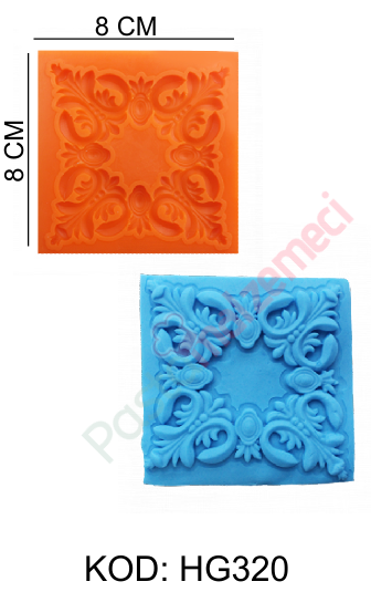 4LÜ DESEN SİLİKON KALIP HG320