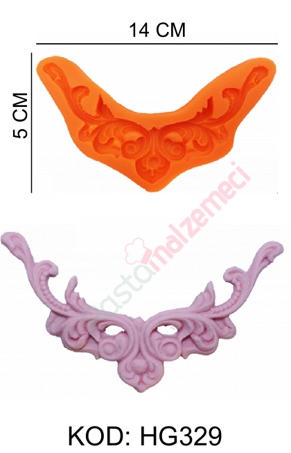 V ŞEKİLLİ DEKORATİF BORDÜR SİLİKON KALIP HG329