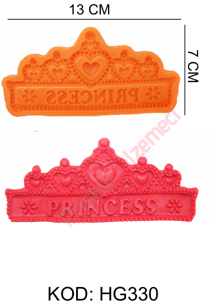 PRINCESS TAÇ SİLİKON KALIP HG330