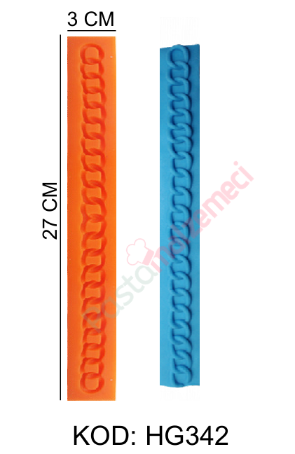ZİNCİR BORDÜR SİLİKON KALIP HG342