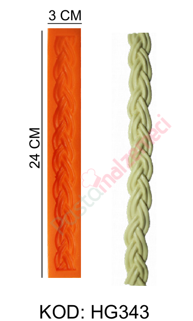 ÖRGÜ BORDÜR SİLİKON KALIP HG343