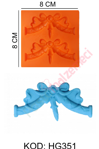2Lİ FİYONK SİLİKON KALIBI HG351