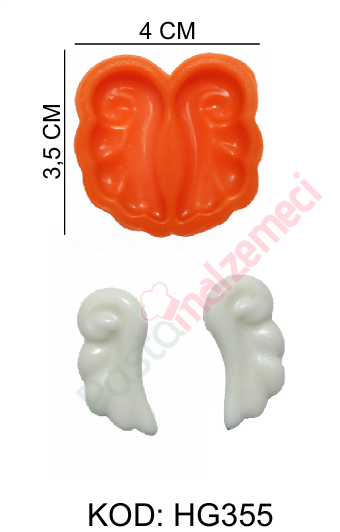 MELEK KANADI SİLİKON KALIBI HG355