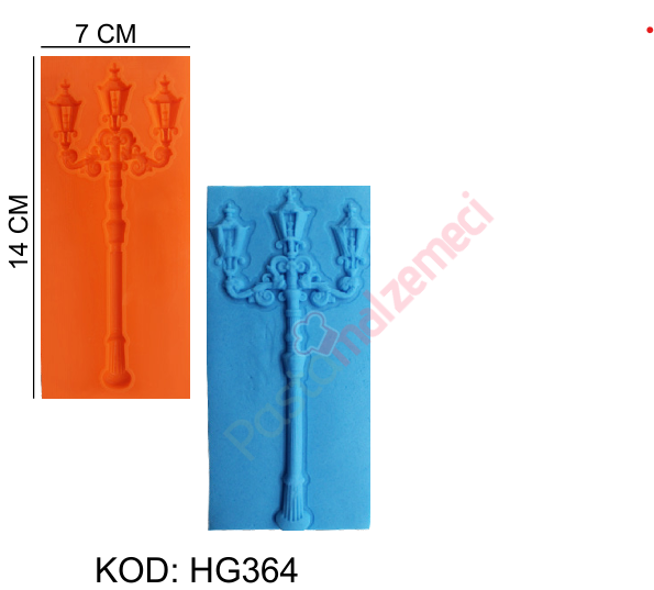 SOKAK LAMBASI -2 SİLİKON KALIP HG364