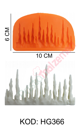 BUZ SARKITI MODELLİ SİLİKON KALIP HG366