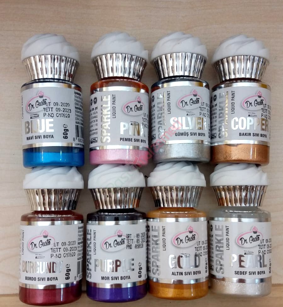 DR GUSTO SIVI METALİK GIDA BOYASI